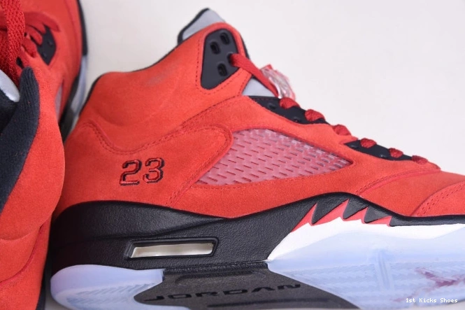1st Kicks Shoes Retro Raging Red Bulls 5 Jordan (2021) DD0587-600 0816
